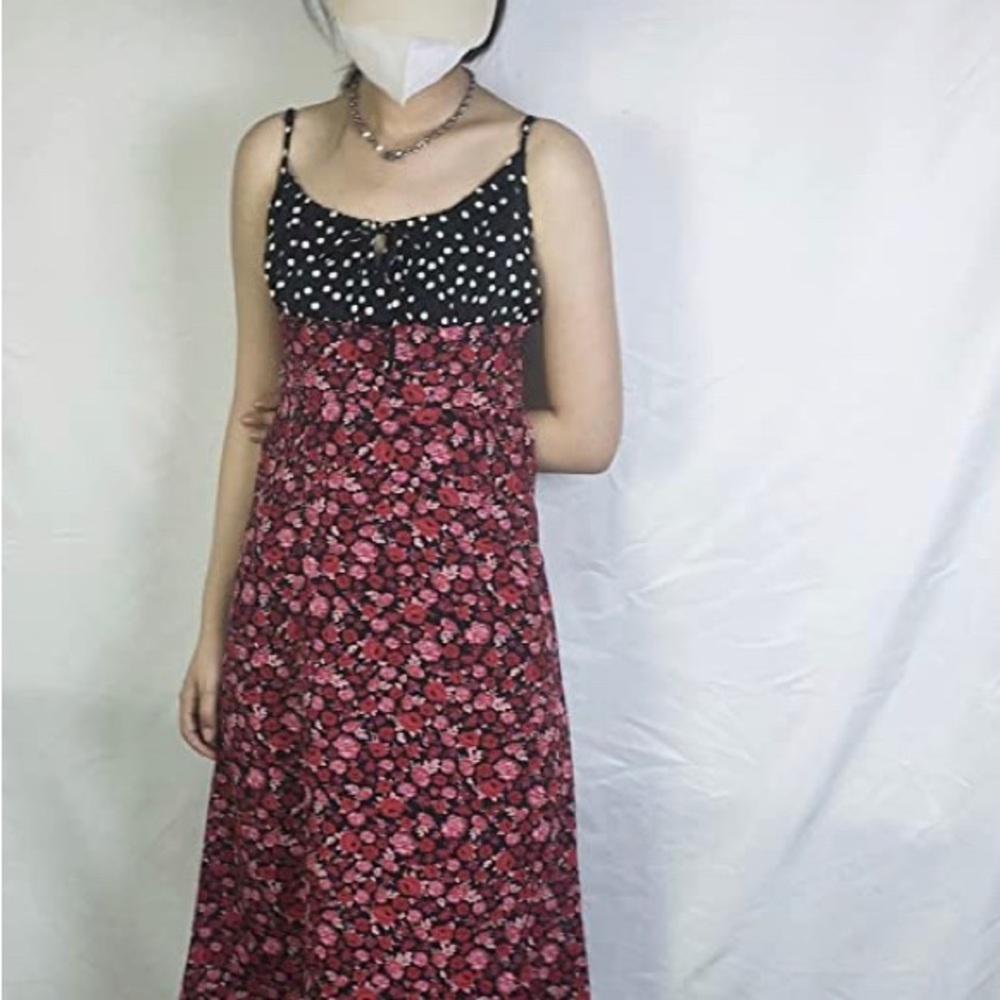 NWOT Omoone Floral Dress Square Neck Bodycon Dresses
